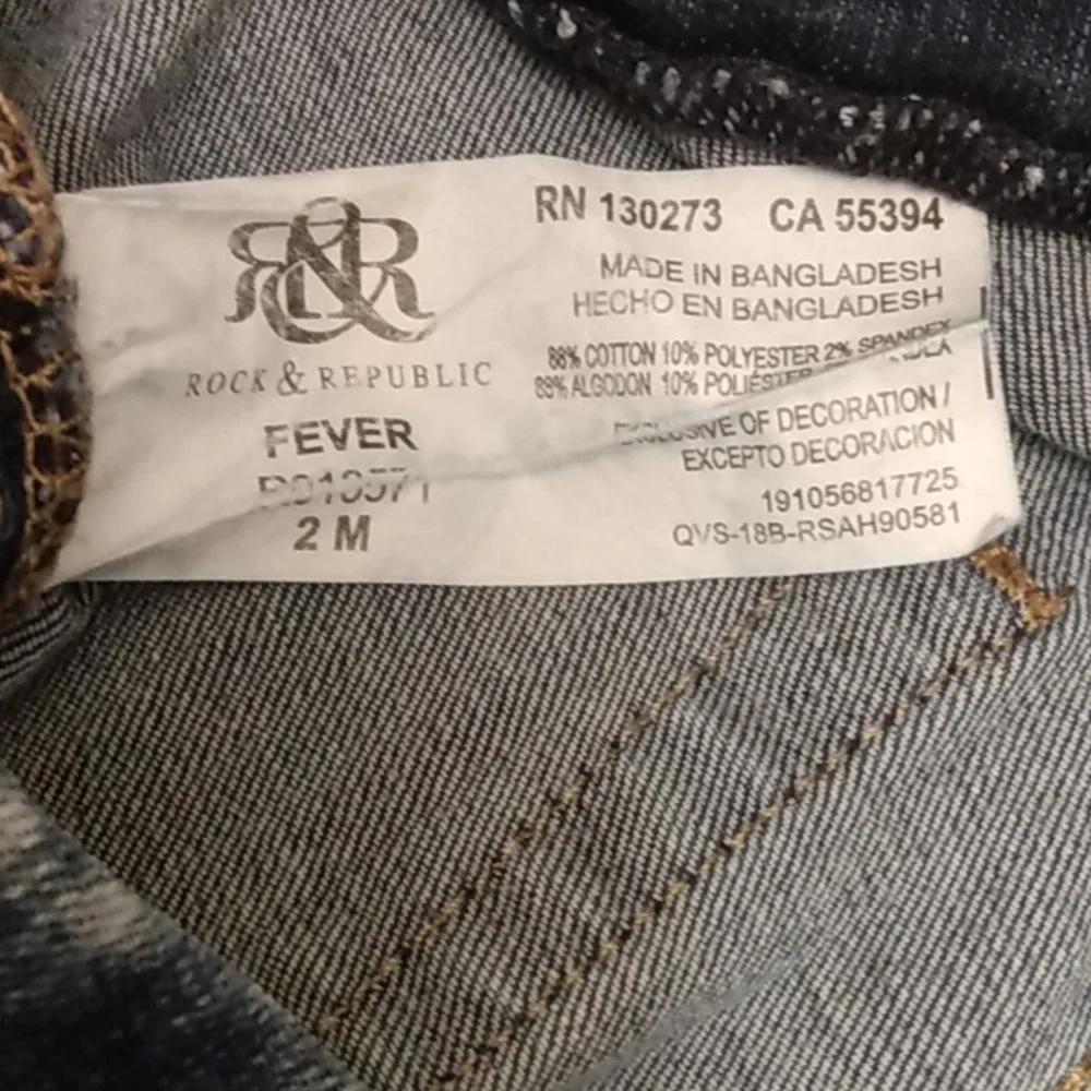 Rock & Republic DENIM Rx Stretch Jeans - Size 2M - Picture 6 of 9